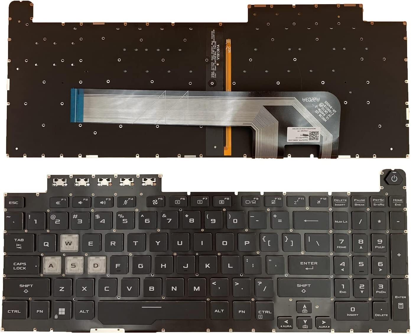 Gaming Keyboard Asus - New for Asus TUF Gaming F17