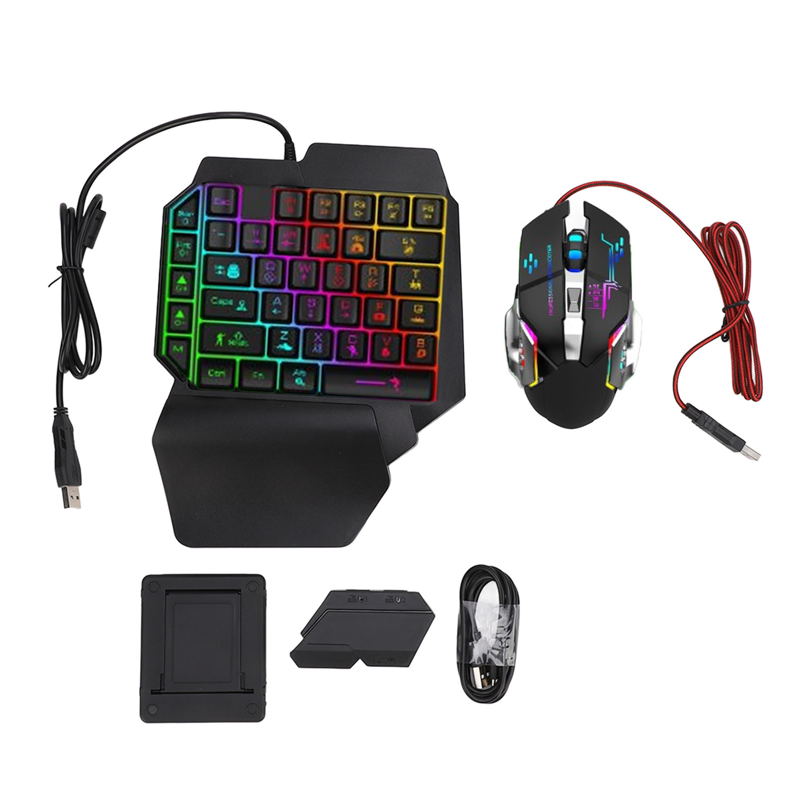 Gaming Keyboard Mouse Combo - Keyboard Mouse Converter Set Responsive Single