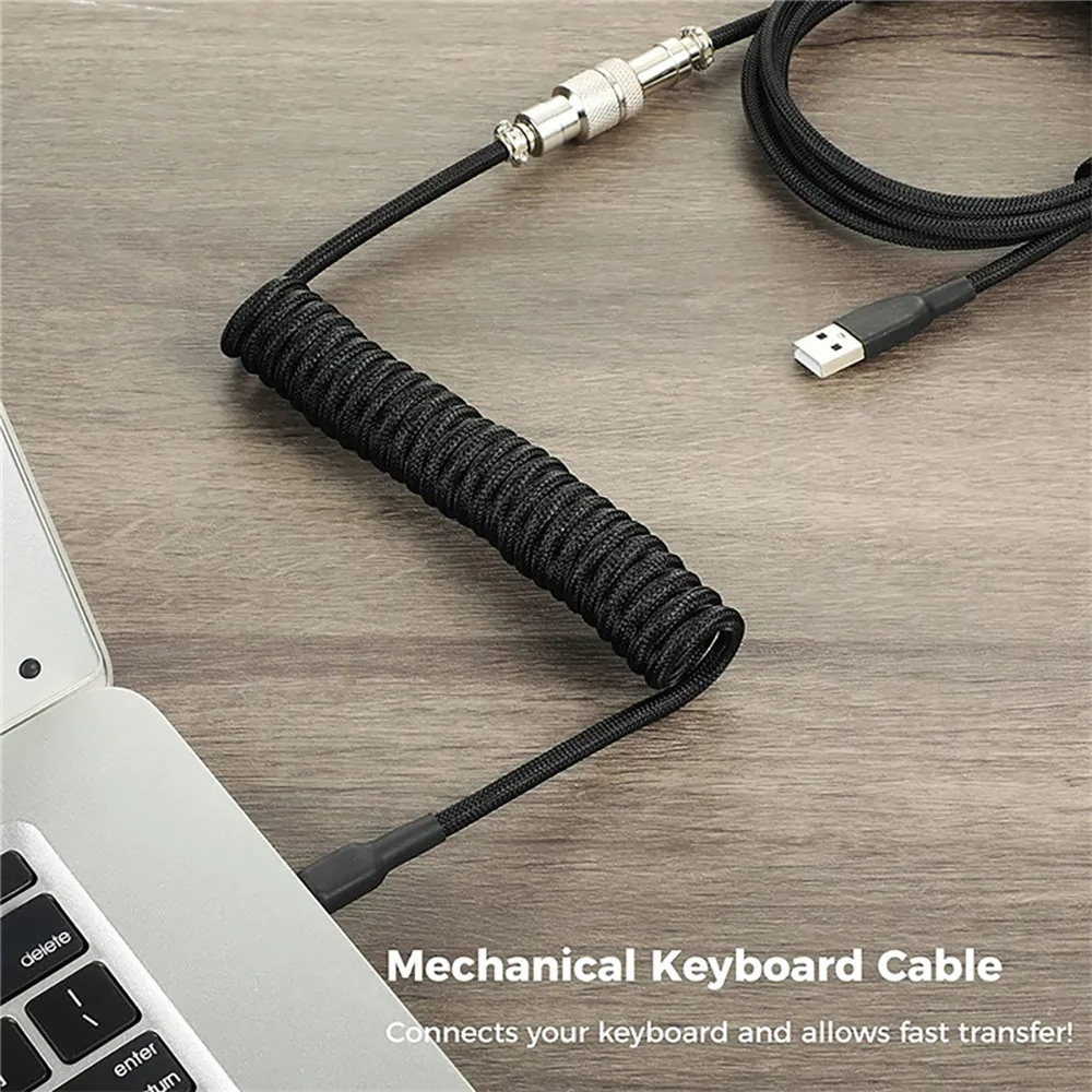 New Mechanical Keyboard Coiled - Gaming Keyboard Type C review and price