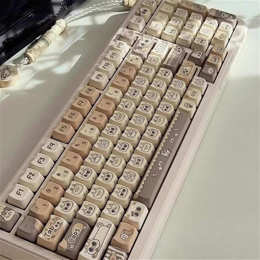 Cute Cat Keycap MAO Profile PB - Gaming Keyboard Tkl review and price