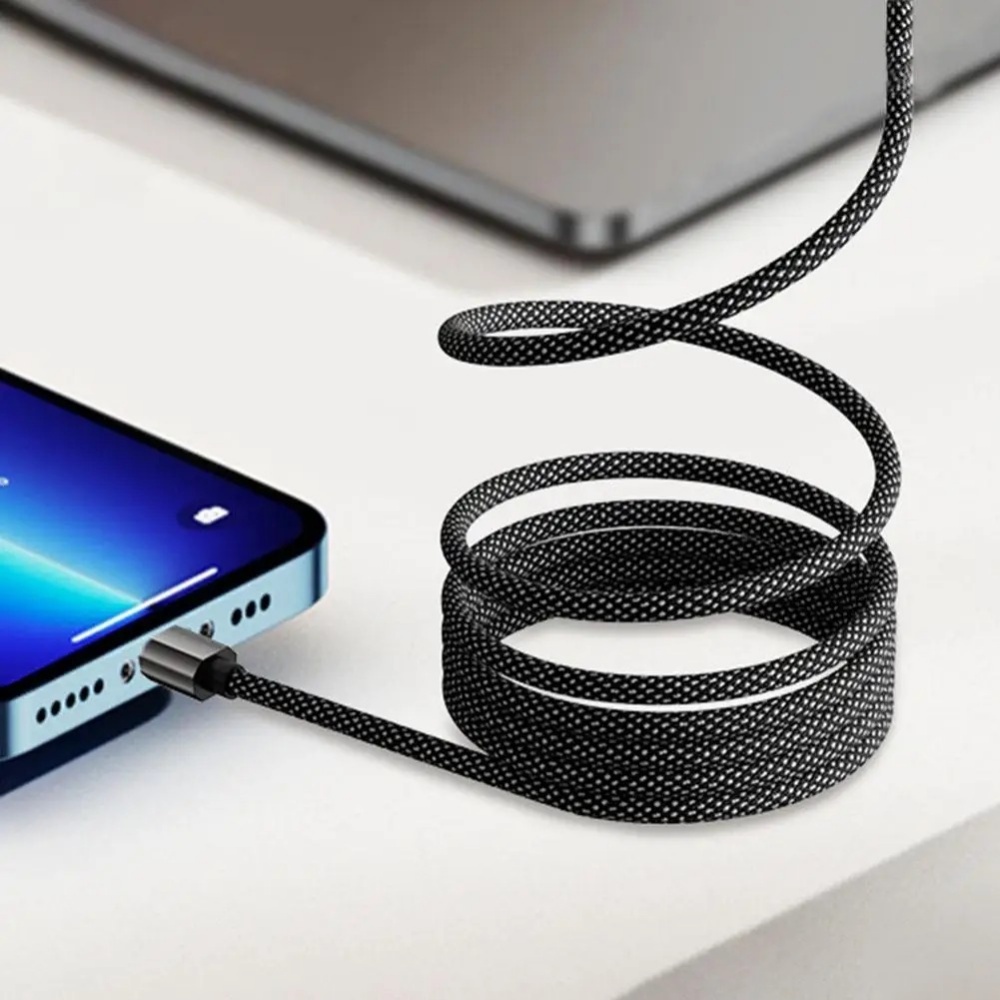 65W Self-coiling Magnetic Attr - Coiled Usb Cable review and price