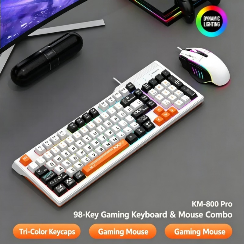 K8pro 3 In 1 Gaming Combo Wire - Gaming Keyboard Mouse Combo review and price