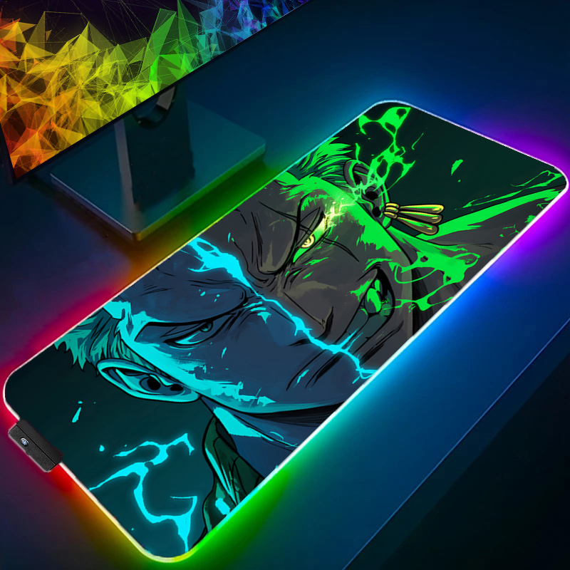 ONE PIECE Zoro Mouse Pad RGB G - Gaming Keyboard Best review and price