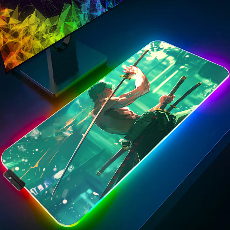 ONE PIECE Zoro Mouse Pad RGB G - Gaming Keyboard Best review and price