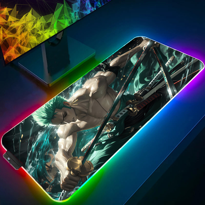 ONE PIECE Zoro Mouse Pad RGB G - Gaming Keyboard Best review and price