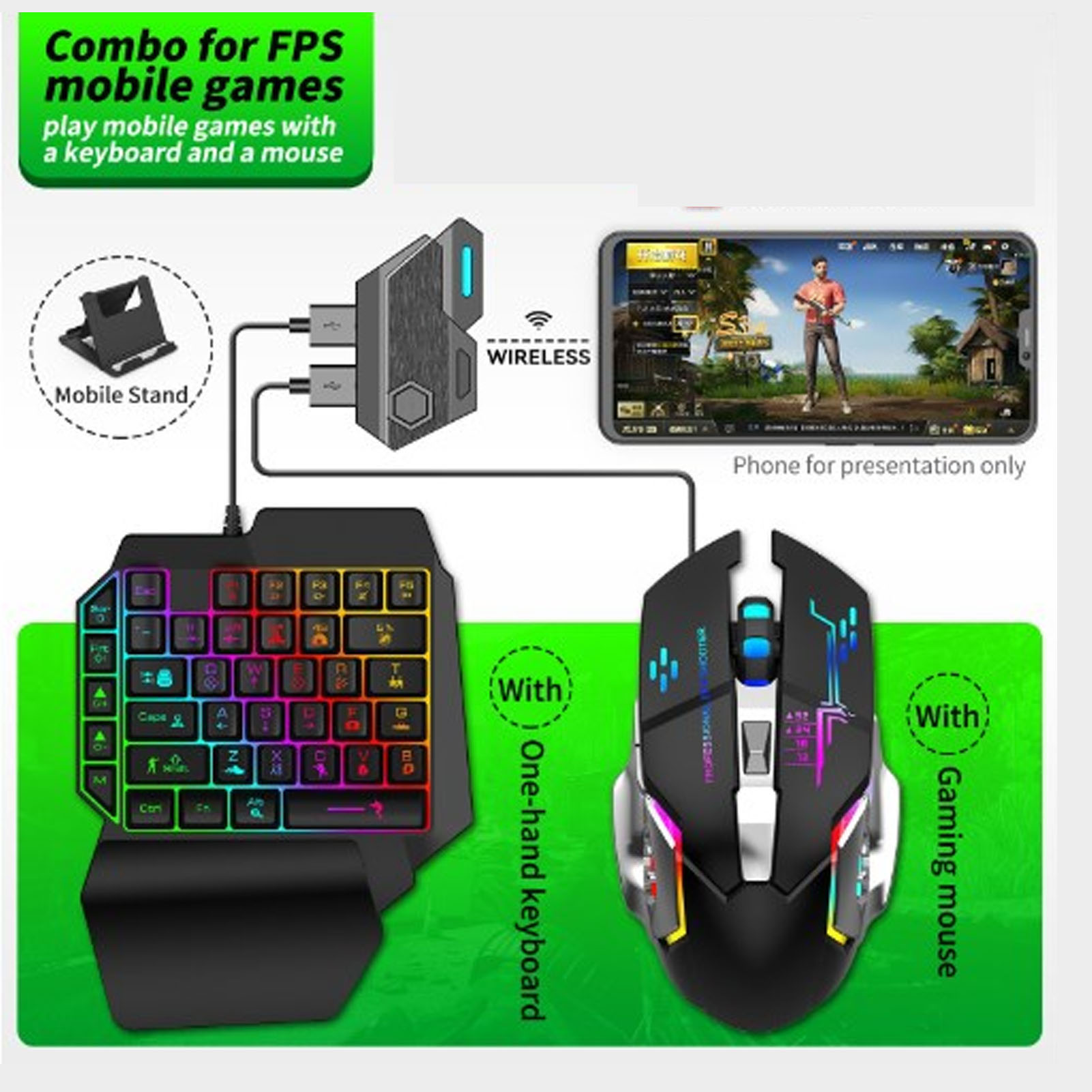 Keyboard Mouse Converter Set R - Gaming Keyboard Mouse Combo review and price