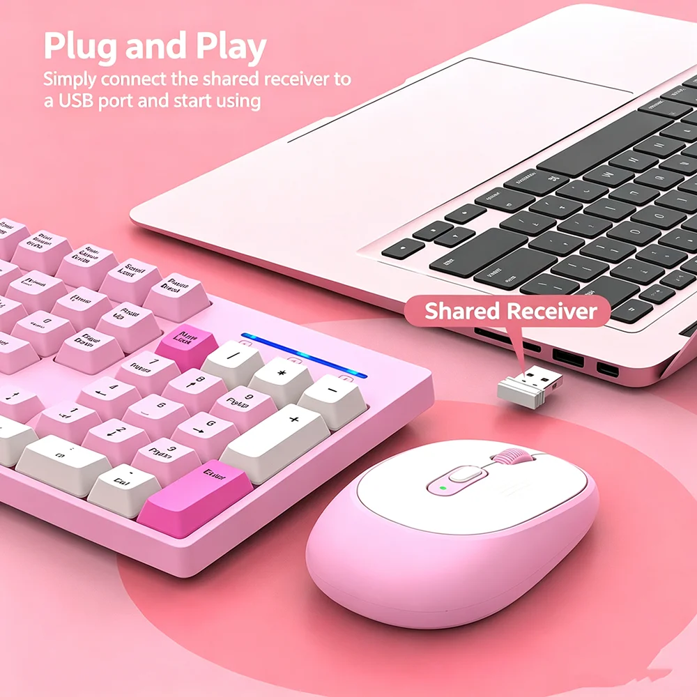 KEBIDUMEI 2.4G Wireless Keyboa - Gaming Keyboard Extension review and price