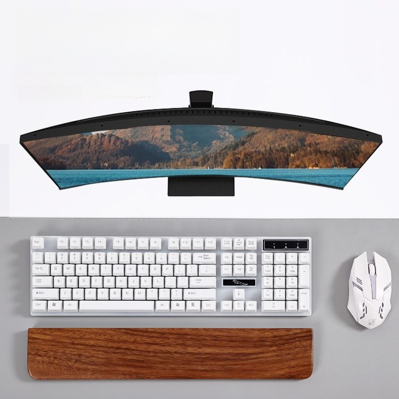 Solid Wood Keyboard Palm Rest  - Gaming Keyboard Mouse Combo review and price