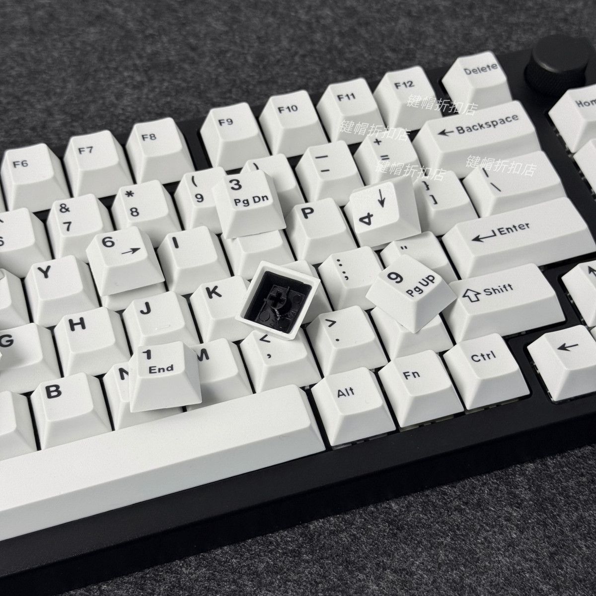 Minimalist Pure White Keycaps  - Gaming Keyboard Extension review and price