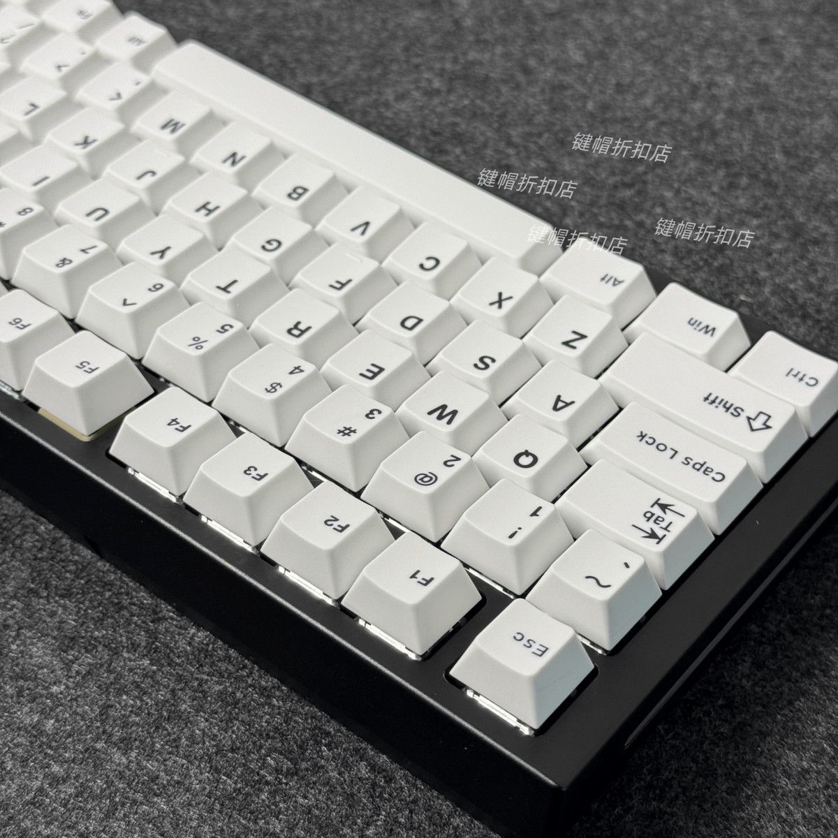Minimalist Pure White Keycaps  - Gaming Keyboard Extension review and price