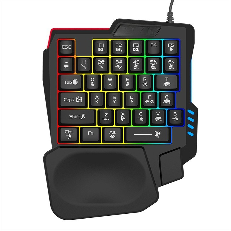 K5 one-handed keyboard Gungod  - Gaming Keyboard Ebay review and price