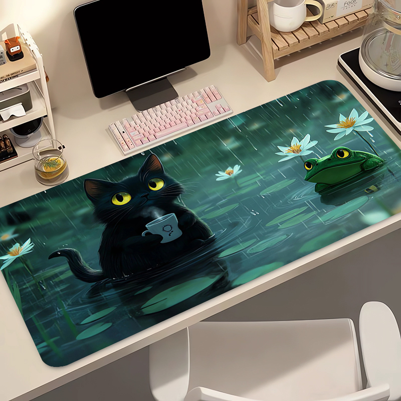 Kawaii Black Cat Silicone Soft - Gaming Keyboard And Mouse review and price